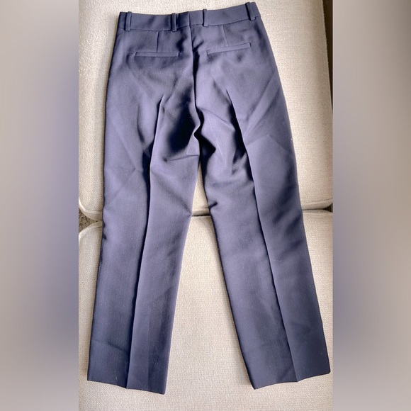 NWOT Victoria Beckham | Pleated Grain de Poudre Wool Straight-Leg Pants … - Picture 6 of 11